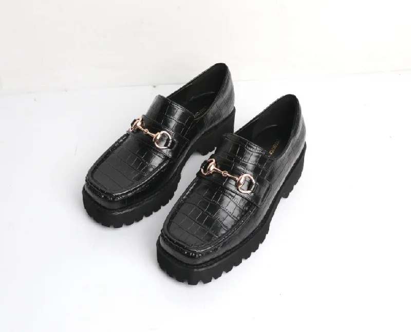 Adjustable Lace - Up Women's Oxfords in Tan for a Customized FitHK-2 Loafer in Black Croc from Intentionally Blank Adjustable Lace - Up Women's Oxfords in Tan for a Customized FitHK-2 Loafer in Black Croc from Intentionally Blank