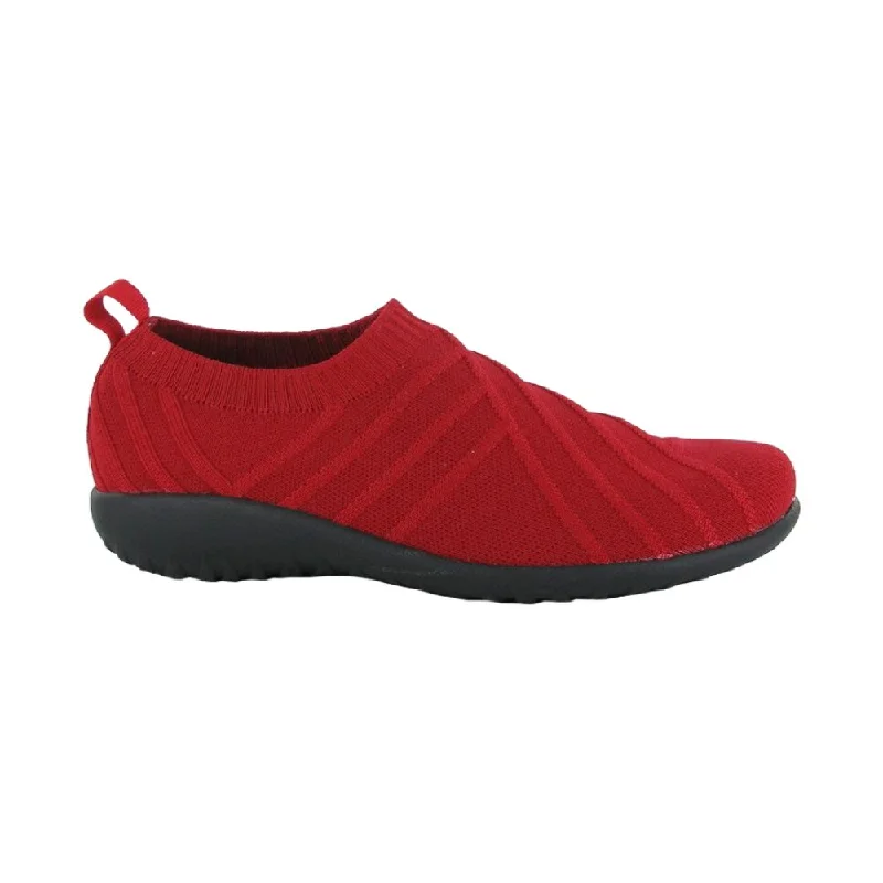 Women's Cashmere - Lined Loafers in Burgundy for Warmth in WinterNaot Women's Okahu - Red Knit Women's Cashmere - Lined Loafers in Burgundy for Warmth in WinterNaot Women's Okahu - Red Knit