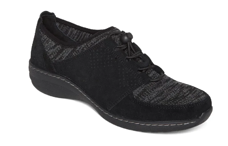 Shock - Absorbing Women's Loafers in Gray for Active LifestylesAetrex Casey Bungee Slip On Shock - Absorbing Women's Loafers in Gray for Active LifestylesAetrex Casey Bungee Slip On