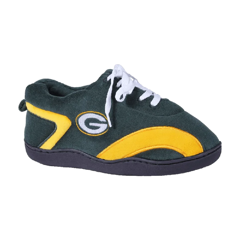 Women's Shearling Lined Slippers with a Fleece Upper in Tan for Ultimate WarmthGreen Bay Packers All Around Women's Shearling Lined Slippers with a Fleece Upper in Tan for Ultimate WarmthGreen Bay Packers All Around