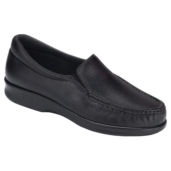 Elastic - Back Women's Loafers in Teal for Easy On - and - OffSAS Twin Loafer Black Leather (Women's) Elastic - Back Women's Loafers in Teal for Easy On - and - OffSAS Twin Loafer Black Leather (Women's)