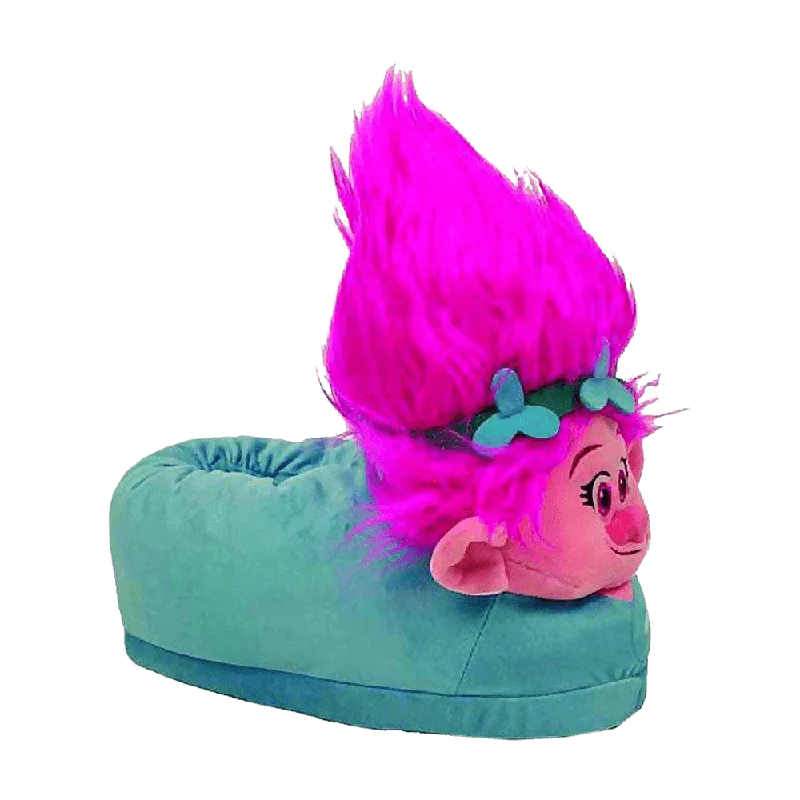 Women's Leather Slippers with a Hand - Stitched Design in Burgundy for DurabilityPink Troll Slippers