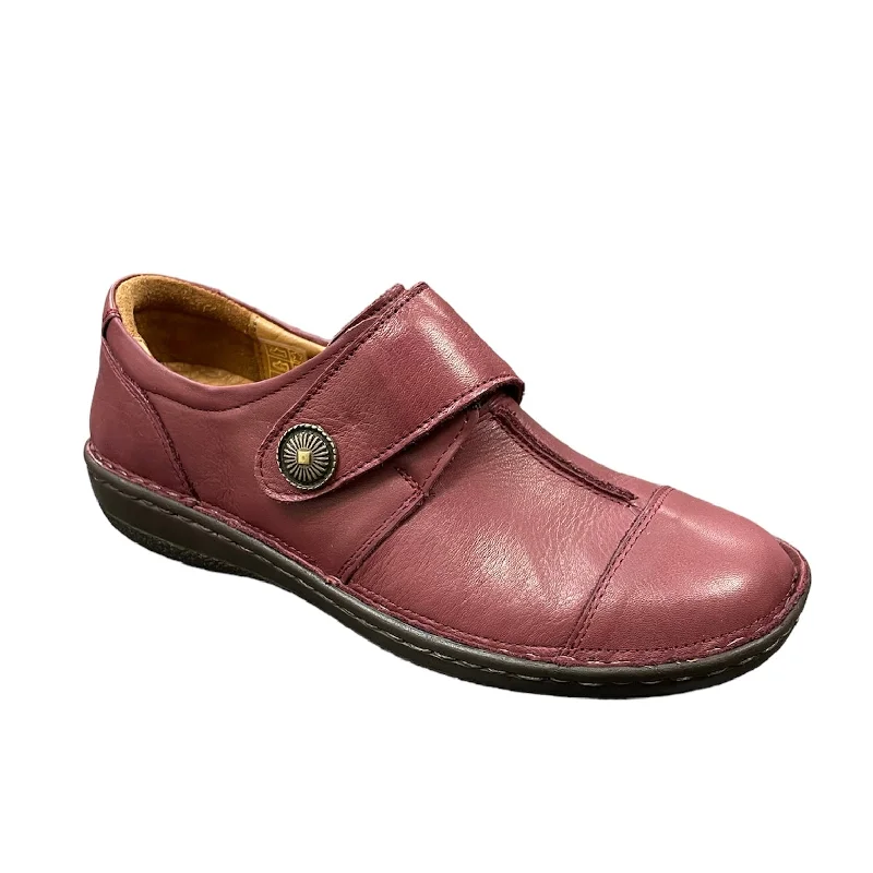 Lightweight Women's Mesh - Paneled Loafers in White for BreathabilityKaminia - Plum Lightweight Women's Mesh - Paneled Loafers in White for BreathabilityKaminia - Plum