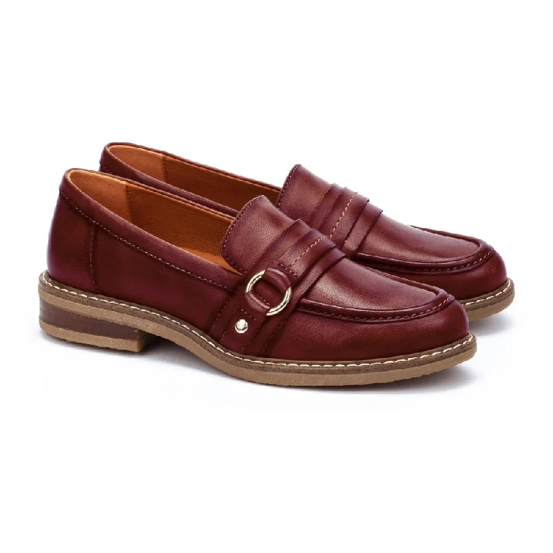 Women's Premium Leather Tassel Loafers in Dark Brown for a Classic Office LookPikolinos Women's Aldaya NAW8J-3693 - Arcilla Women's Premium Leather Tassel Loafers in Dark Brown for a Classic Office LookPikolinos Women's Aldaya NAW8J-3693 - Arcilla