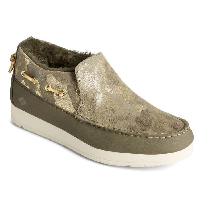 Adjustable Strap Women's Loafers in Tan for a Custom FitSperry Women's Moc-Sider Metallic Camo - Olive Adjustable Strap Women's Loafers in Tan for a Custom FitSperry Women's Moc-Sider Metallic Camo - Olive