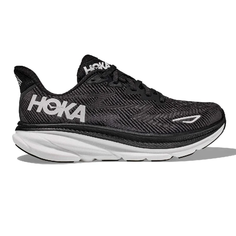 Sustainable Recycled Material Women's Oxfords in Gray for Eco - Conscious ShoppersHoka One One Women's Clifton 9 Black/White Sustainable Recycled Material Women's Oxfords in Gray for Eco - Conscious ShoppersHoka One One Women's Clifton 9 Black/White