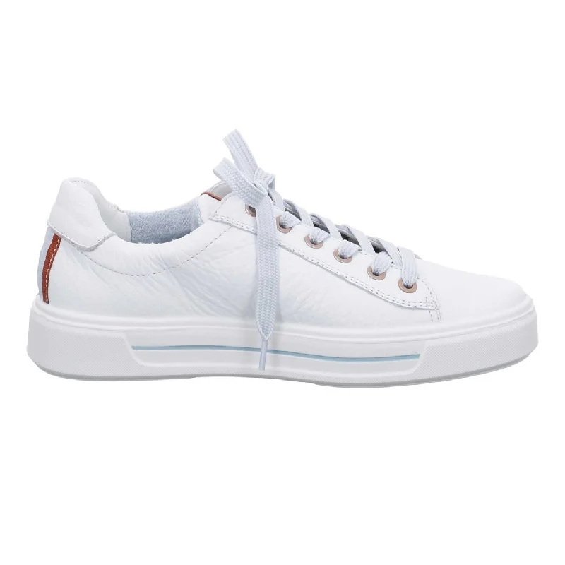 Lightweight Mesh - Paneled Women's Oxfords in White for BreathabilityAra Women's Camden White Leather Lightweight Mesh - Paneled Women's Oxfords in White for BreathabilityAra Women's Camden White Leather