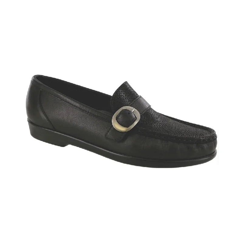 Waterproof Women's Loafers in Black for Rainy DaysSAS Women's Lara Slip On Loafer - Black Marsh