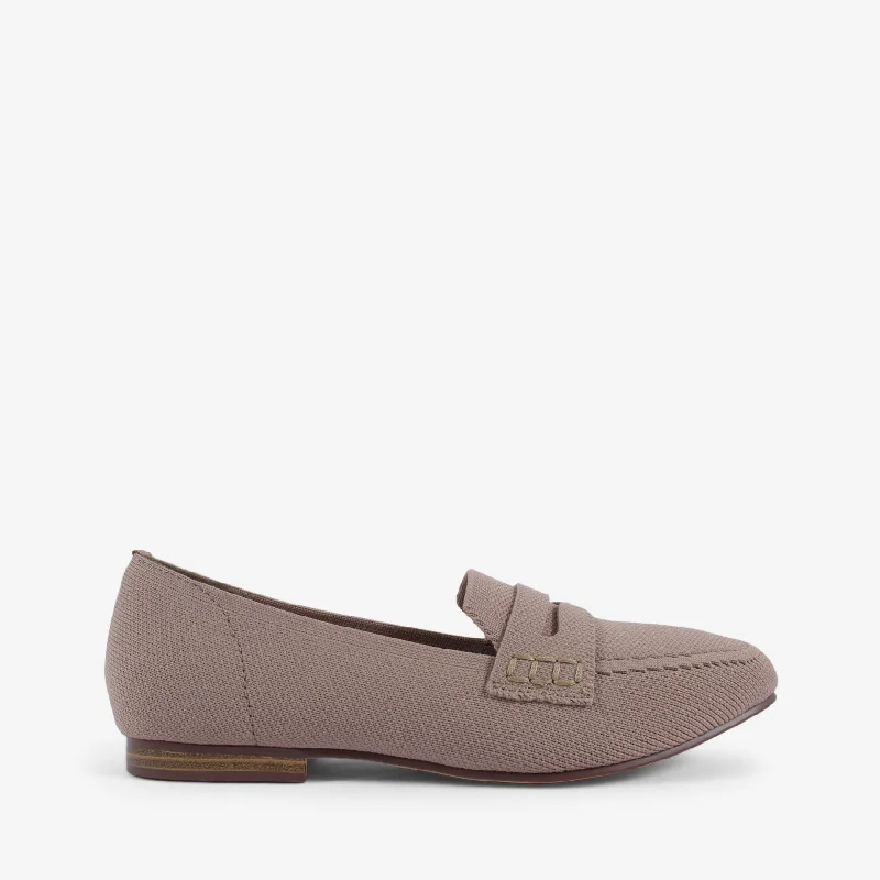 Elastic - Back Women's Loafers in Teal for Easy On - and - OffREGINA LT.TAUPE