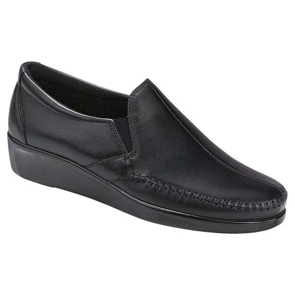 Women's Premium Leather Tassel Loafers in Dark Brown for a Classic Office LookSAS Dream Loafer Black Leather (Women's) Women's Premium Leather Tassel Loafers in Dark Brown for a Classic Office LookSAS Dream Loafer Black Leather (Women's)