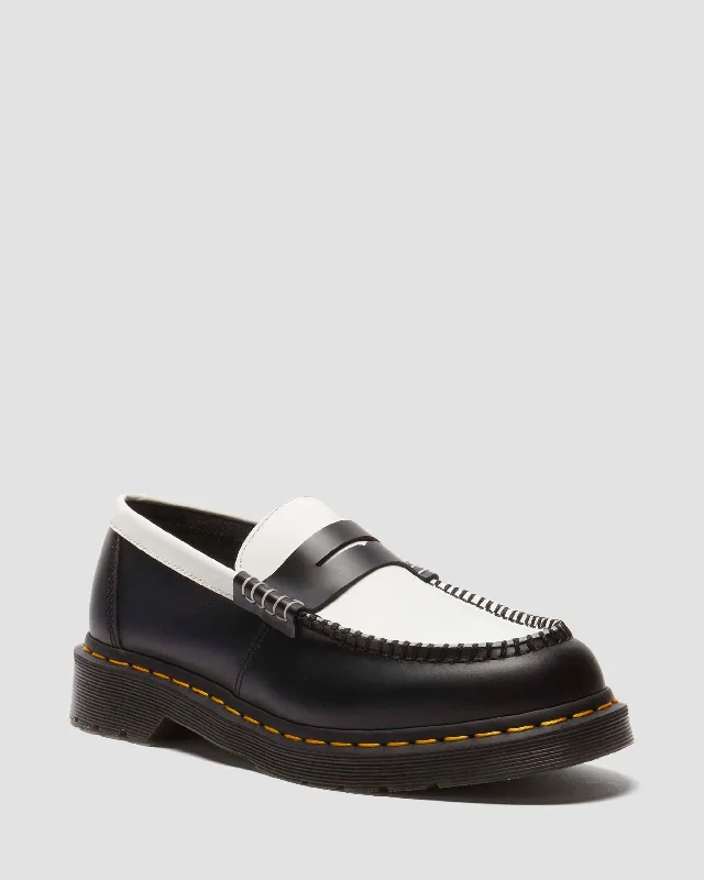 Shock - Absorbing Women's Loafers in Gray for Active LifestylesPenton Two-tone Smooth Leather Loafers Shock - Absorbing Women's Loafers in Gray for Active LifestylesPenton Two-tone Smooth Leather Loafers