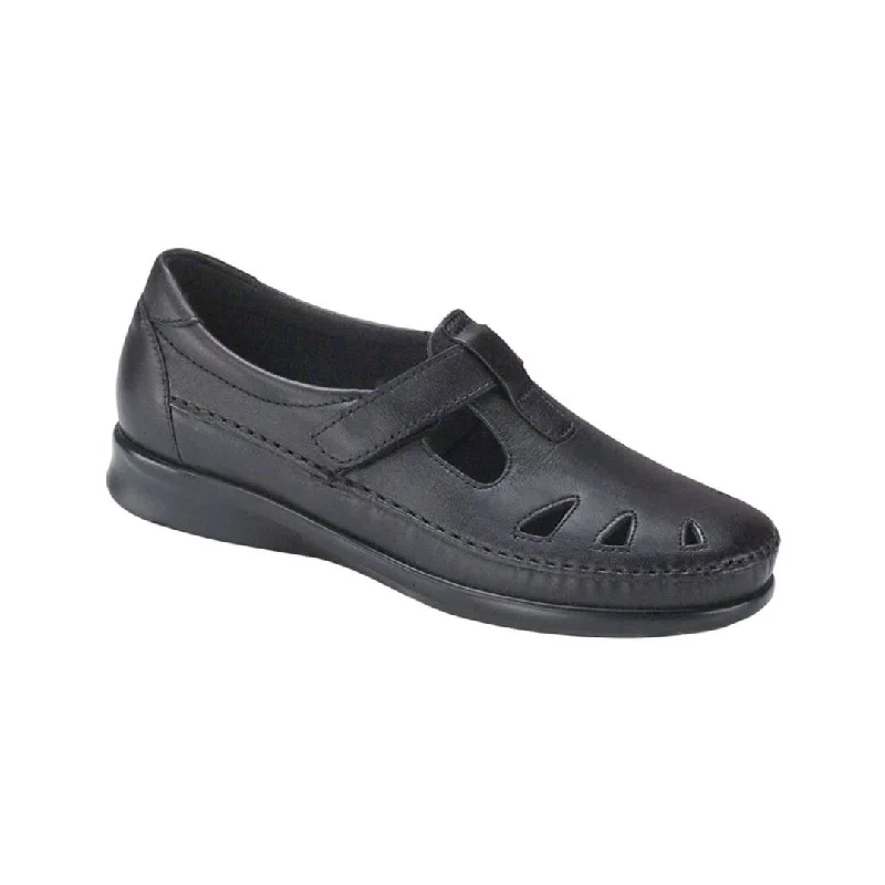 Women's Tassel - Trimmed Loafers with a Low Heel in Olive Green for a Trendy TwistSAS Women's Roamer Slip On Loafer - Black