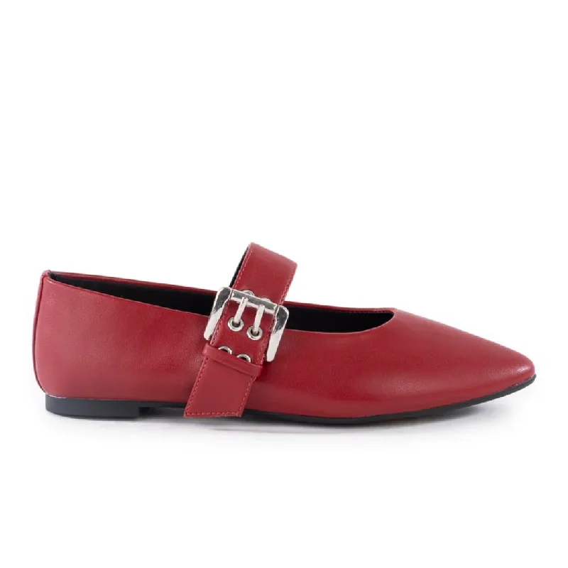 Women's Faux Fur - Lined Oxfords in Tan for a Cozy Winter OptionSpinning Around Flat in Red from BC Footwear Women's Faux Fur - Lined Oxfords in Tan for a Cozy Winter OptionSpinning Around Flat in Red from BC Footwear