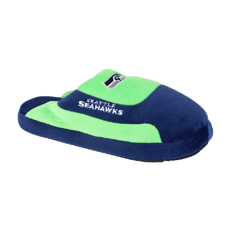 Plus Size Women's Open - Toe Slippers with a Velcro Strap in Black for Easy AdjustmentSeattle Seahawks Low Pro Plus Size Women's Open - Toe Slippers with a Velcro Strap in Black for Easy AdjustmentSeattle Seahawks Low Pro