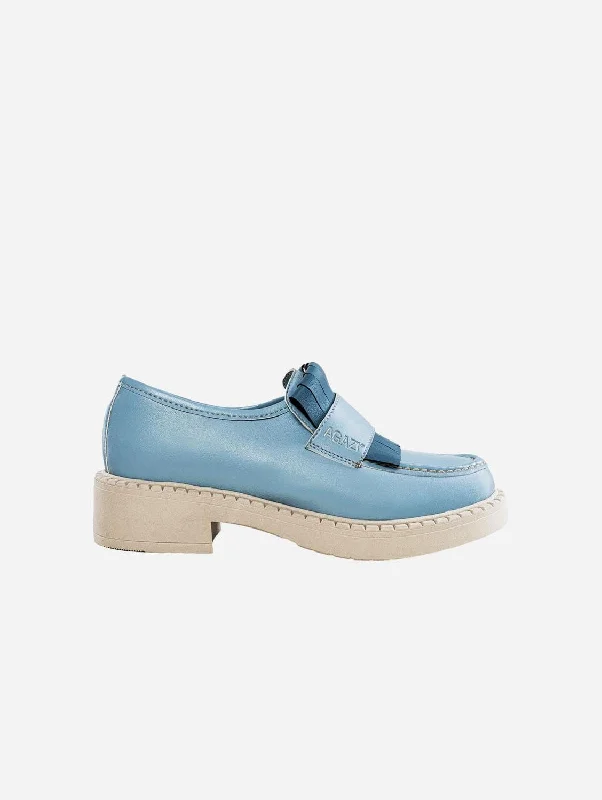 Adjustable Strap Women's Loafers in Tan for a Custom FitDiane Women's 3 in 1 Apple Leather Vegan Loafers | Sky Blue Adjustable Strap Women's Loafers in Tan for a Custom FitDiane Women's 3 in 1 Apple Leather Vegan Loafers | Sky Blue