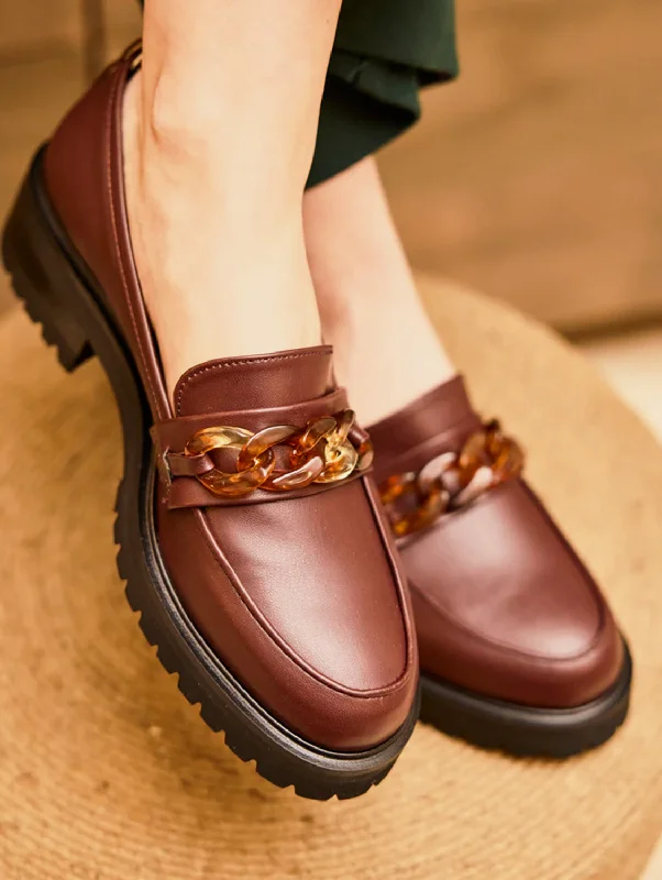Women's Fur - Lined Loafers in Tan for a Cozy Winter OptionSherlock Vegan Grain Leather Loafers | Chocolate Women's Fur - Lined Loafers in Tan for a Cozy Winter OptionSherlock Vegan Grain Leather Loafers | Chocolate