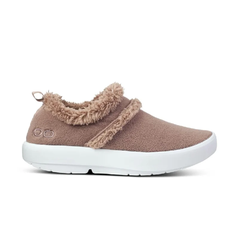Women's Bow - Embellished Loafers in Red for a Feminine TouchOOFOS Women's OOcoozie Low - Chocolate Sherpa Women's Bow - Embellished Loafers in Red for a Feminine TouchOOFOS Women's OOcoozie Low - Chocolate Sherpa