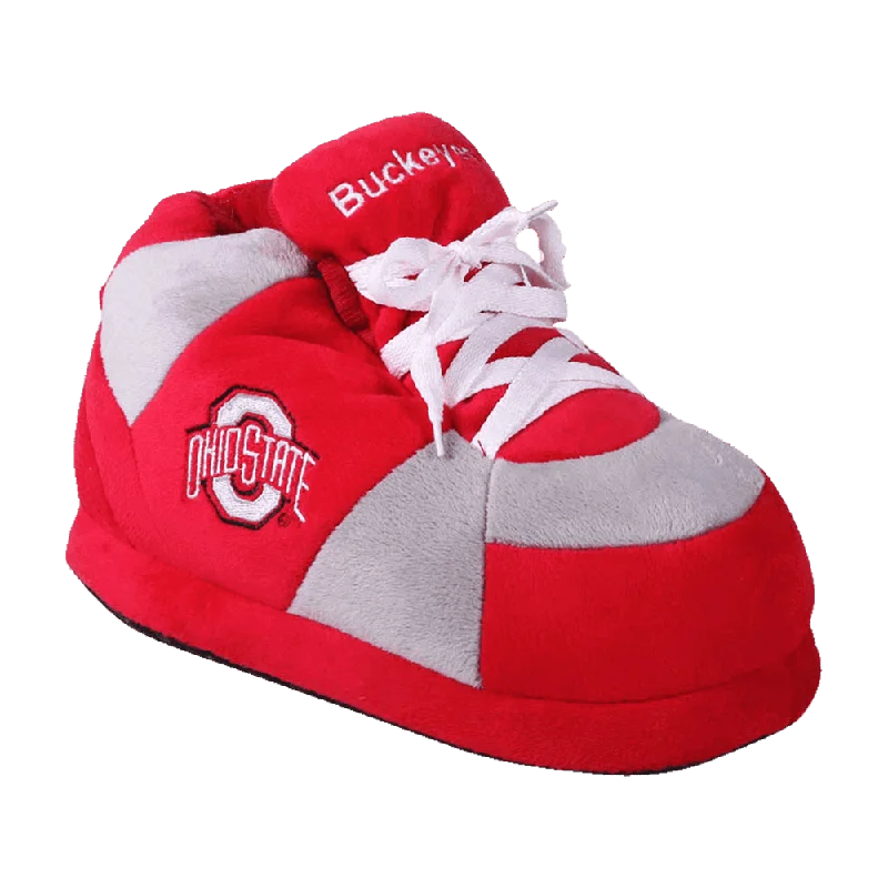 Women's Faux Fur Lined Slippers with Memory Foam Insoles in Pink for Cozy NightsOhio State Buckeyes Women's Faux Fur Lined Slippers with Memory Foam Insoles in Pink for Cozy NightsOhio State Buckeyes