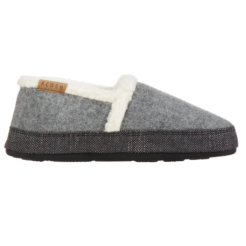 Women's Slippers with a Built - in Heel in Black for a Slightly Elevated LookWomen's Madison Moc with Cloud Cushion® Comfort Women's Slippers with a Built - in Heel in Black for a Slightly Elevated LookWomen's Madison Moc with Cloud Cushion® Comfort