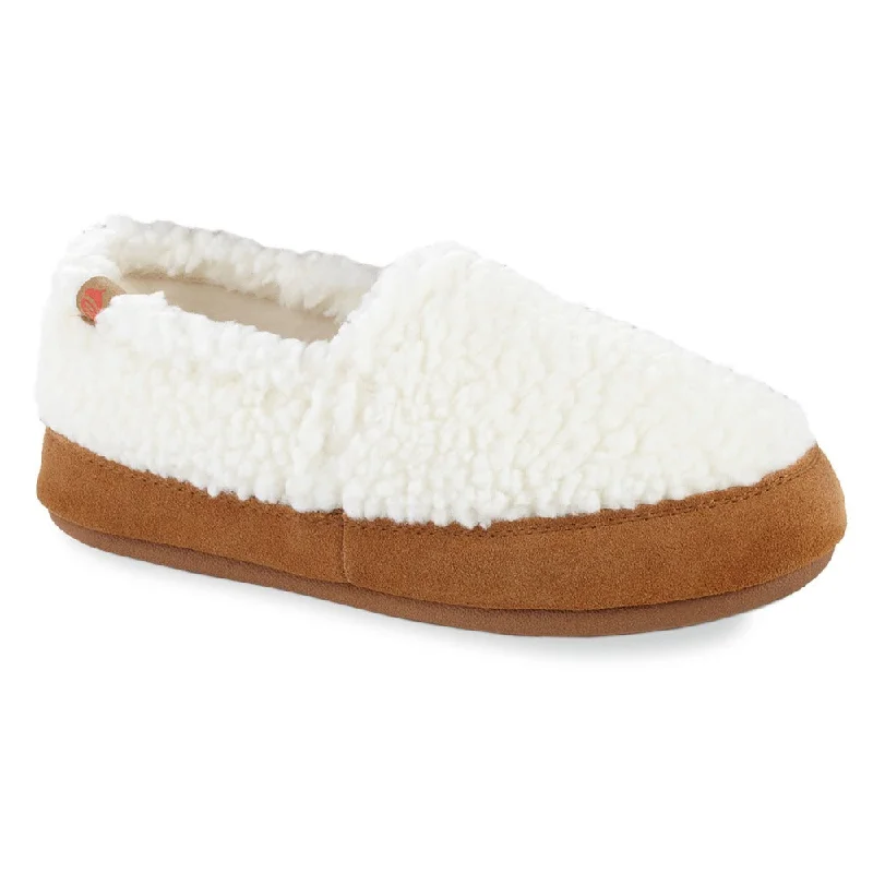 Women's Leather Slippers with a Hand - Stitched Design in Burgundy for DurabilityWomen's Acorn® Moc Slippers with Cloud Cushion® Comfort Women's Leather Slippers with a Hand - Stitched Design in Burgundy for DurabilityWomen's Acorn® Moc Slippers with Cloud Cushion® Comfort
