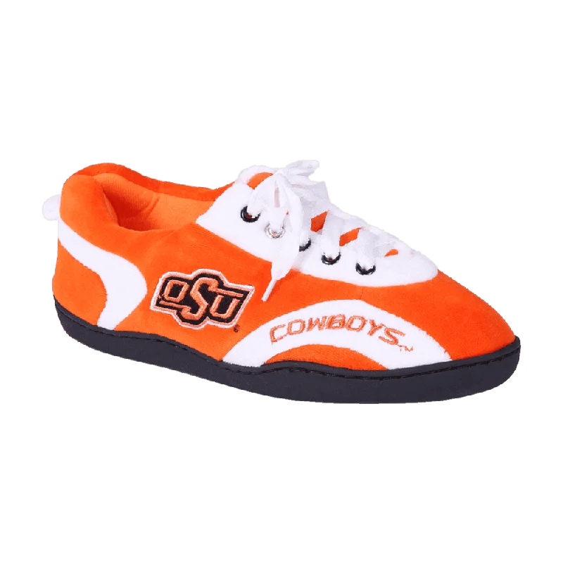 Women's Slippers with a Built - in Heel in Black for a Slightly Elevated LookOklahoma State Cowboys All Around Women's Slippers with a Built - in Heel in Black for a Slightly Elevated LookOklahoma State Cowboys All Around