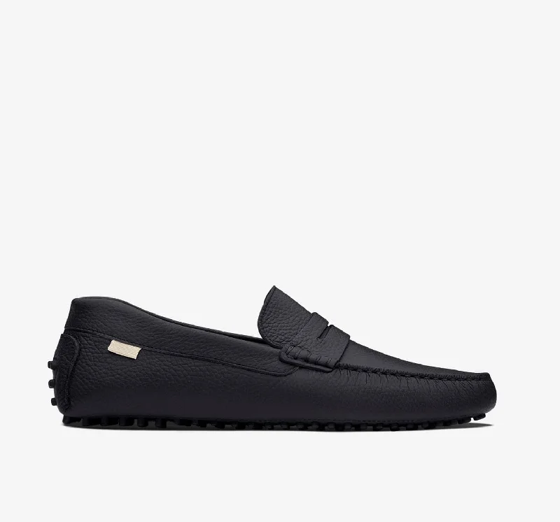Plus Size Women's Wide - Fit Penny Loafers in Black for All - Day ComfortDriver | Black Pebbled Plus Size Women's Wide - Fit Penny Loafers in Black for All - Day ComfortDriver | Black Pebbled