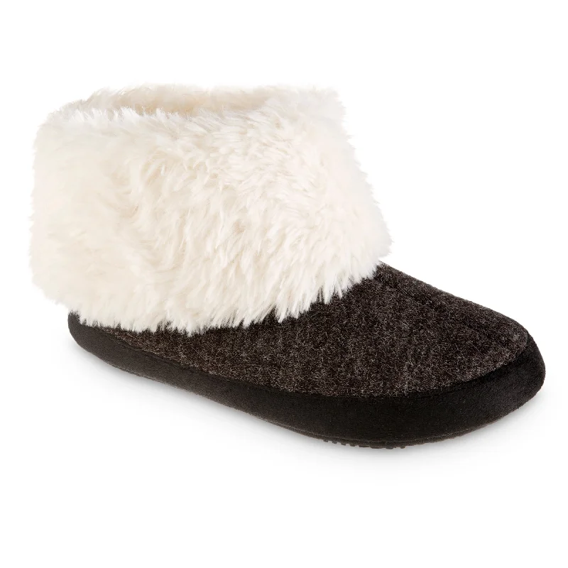 Heated Women's Slippers with Adjustable Temperature Settings in Gray for Cold WintersWomen's Heather Knit Marisol Boot Slippers Heated Women's Slippers with Adjustable Temperature Settings in Gray for Cold WintersWomen's Heather Knit Marisol Boot Slippers