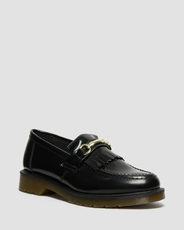 Women's Metallic Foil - Finish Loafers in Gold for a Glamorous Night OutAdrian Snaffle Polished Smooth Leather Loafers Women's Metallic Foil - Finish Loafers in Gold for a Glamorous Night OutAdrian Snaffle Polished Smooth Leather Loafers