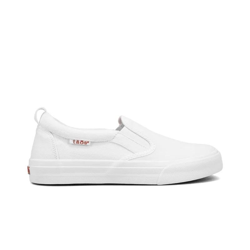 Women's Bow - Embellished Loafers in Red for a Feminine TouchTaos Women's Rubber Soul - White Women's Bow - Embellished Loafers in Red for a Feminine TouchTaos Women's Rubber Soul - White