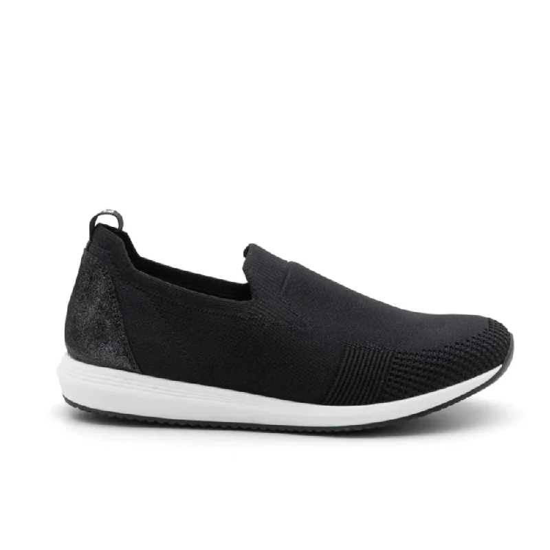 Elastic - Back Women's Loafers in Teal for Easy On - and - OffAra Women's Leena 2 - Black Elastic - Back Women's Loafers in Teal for Easy On - and - OffAra Women's Leena 2 - Black