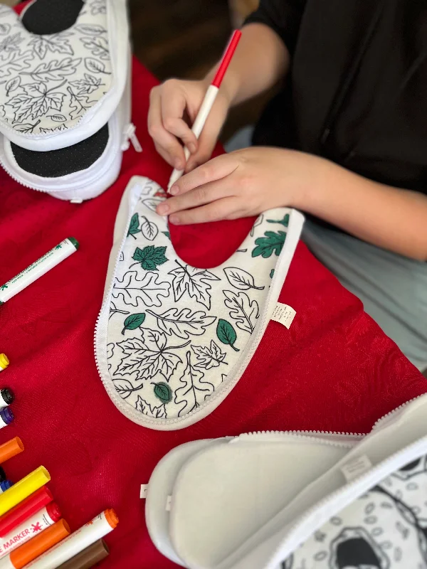 LED - Lighted Women's Slippers in Multicolor for a Fun and Functional FeatureU-Color Fall Leaf Printed Zlipperz LED - Lighted Women's Slippers in Multicolor for a Fun and Functional FeatureU-Color Fall Leaf Printed Zlipperz