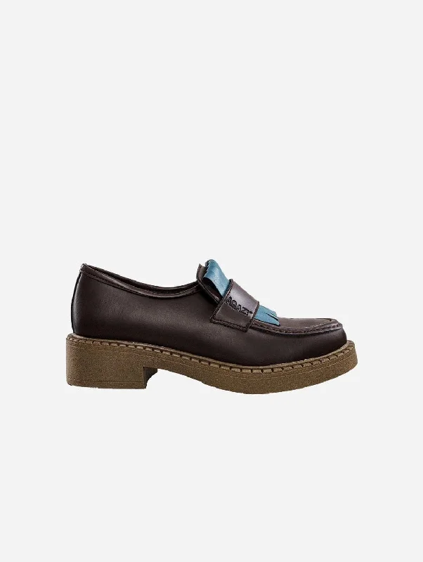 Women's Glitter - Embellished Loafers in Silver for a Sparkly Party LookDiane Women's 3 in 1 Apple Leather Vegan Loafers | Chocolate & Dark Sole Women's Glitter - Embellished Loafers in Silver for a Sparkly Party LookDiane Women's 3 in 1 Apple Leather Vegan Loafers | Chocolate & Dark Sole