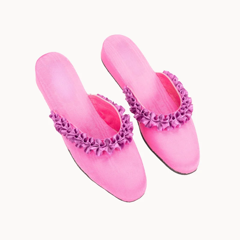 Aromatherapy Women's Slippers Infused with Lavender in Beige for RelaxationCourtyard Fuchsia Slippers Aromatherapy Women's Slippers Infused with Lavender in Beige for RelaxationCourtyard Fuchsia Slippers