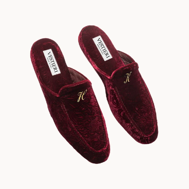 Women's Backless Slippers with a Furry Trim in Light Pink for a Cute and Casual LookMedici Red Slippers Women's Backless Slippers with a Furry Trim in Light Pink for a Cute and Casual LookMedici Red Slippers