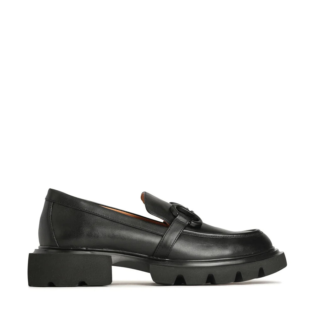 Women's Geometric - Patterned Loafers in Multicolor for a Fashion - Forward Look EOS Adine Black - LAST PAIR size 41 Women's Geometric - Patterned Loafers in Multicolor for a Fashion - Forward Look EOS Adine Black - LAST PAIR size 41