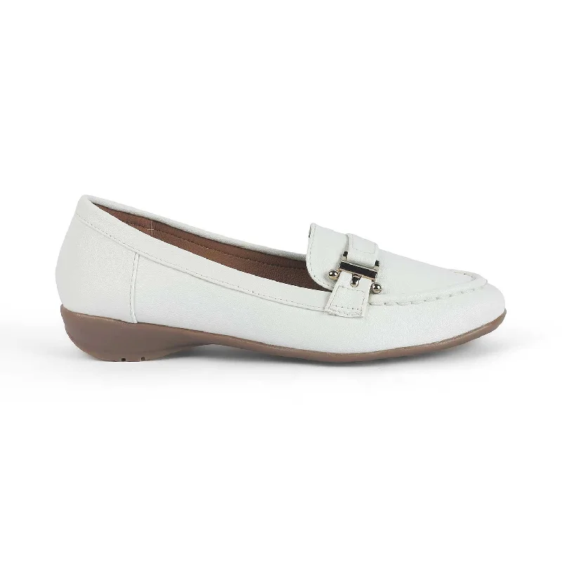 Women's Embroidered Floral Pattern Loafers in Beige for a Spring - Inspired Outfit Tresmode Lasi White Women's Casual Loafers Women's Embroidered Floral Pattern Loafers in Beige for a Spring - Inspired Outfit Tresmode Lasi White Women's Casual Loafers