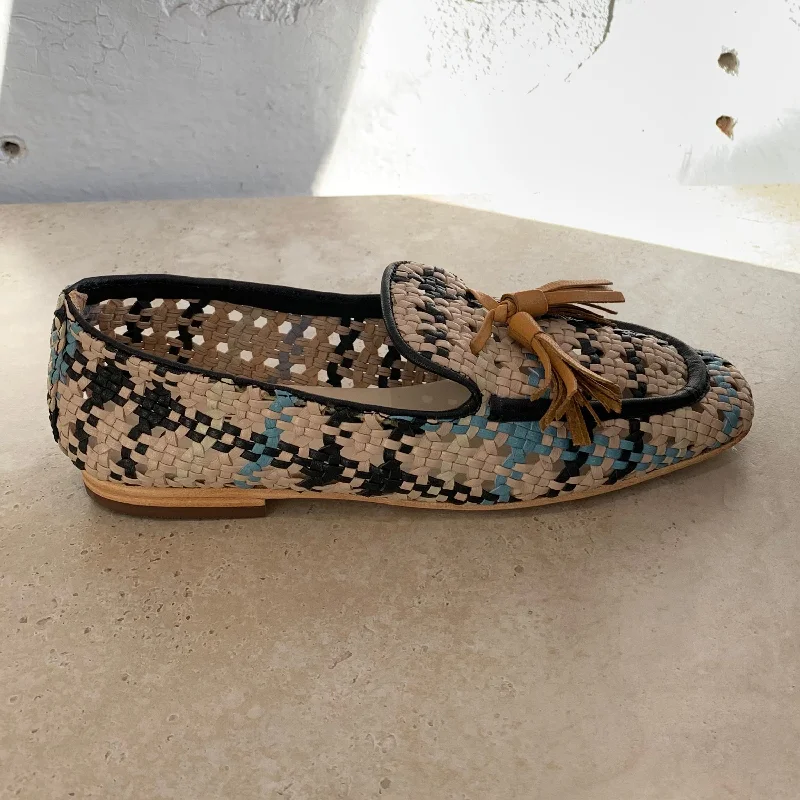 Women's Metallic Foil - Finish Loafers in Gold for a Glamorous Night Out Donna Piu 231078 Multi Azul Women's Metallic Foil - Finish Loafers in Gold for a Glamorous Night Out Donna Piu 231078 Multi Azul