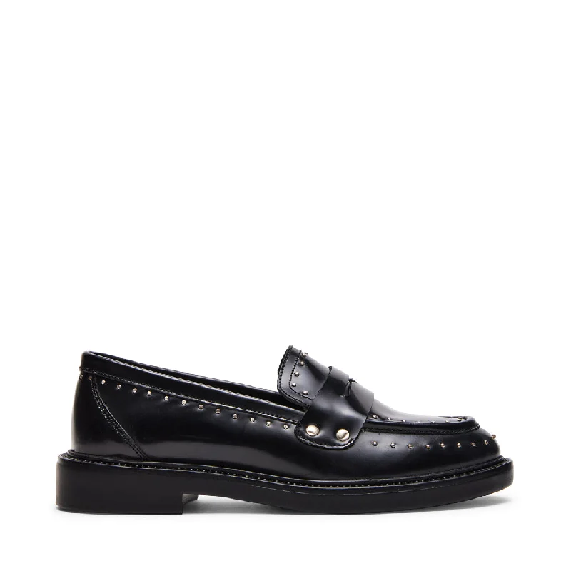 Women's Geometric - Patterned Loafers in Multicolor for a Fashion - Forward Look Harloe Flat Shoe BLACK Women's Geometric - Patterned Loafers in Multicolor for a Fashion - Forward Look Harloe Flat Shoe BLACK