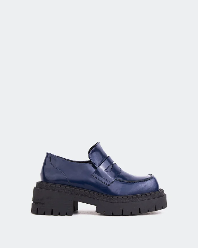 Women's Glitter - Embellished Loafers in Silver for a Sparkly Party Look Zolian Navy Leather Women's Glitter - Embellished Loafers in Silver for a Sparkly Party Look Zolian Navy Leather