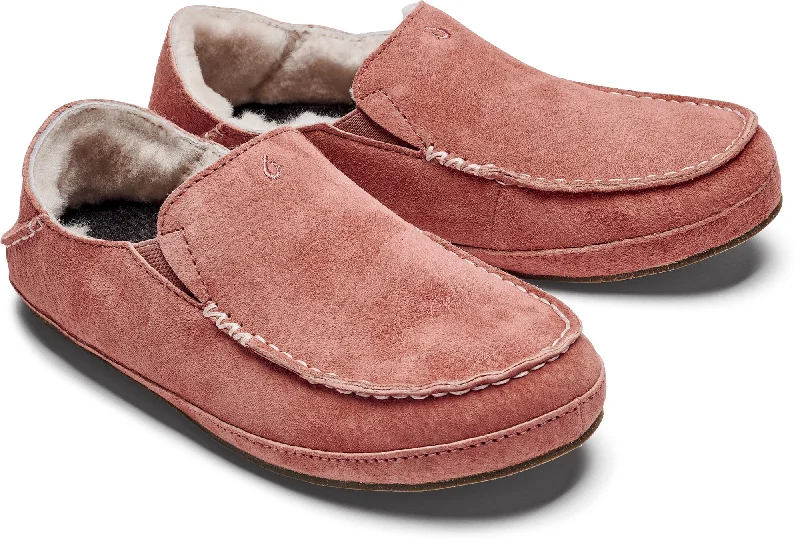 Women's Ballet Flat - Style Slippers with a Rhinestone Embellishment in Silver for a Glamorous Touch Olukai Nohea Slipper Women's Ballet Flat - Style Slippers with a Rhinestone Embellishment in Silver for a Glamorous Touch Olukai Nohea Slipper
