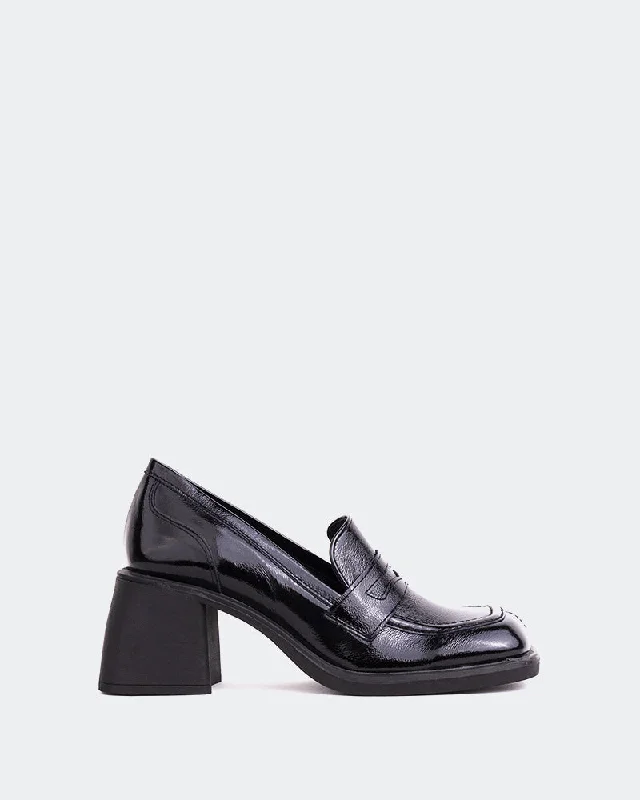 Women's Cashmere - Lined Loafers in Burgundy for Warmth in Winter Station Black Naplack Women's Cashmere - Lined Loafers in Burgundy for Warmth in Winter Station Black Naplack