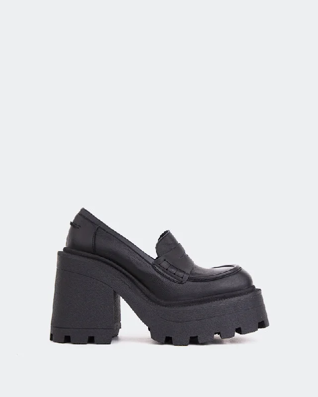 Women's Cashmere - Lined Loafers in Burgundy for Warmth in Winter Tonya Black Leather Women's Cashmere - Lined Loafers in Burgundy for Warmth in Winter Tonya Black Leather