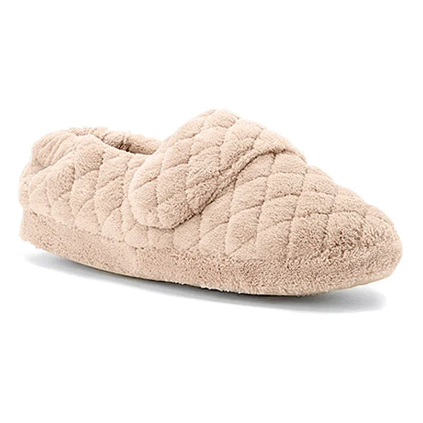 Women's Gel - Cushioned Slippers with a Soft Sole in Blue for All - Day Comfort Acorn Spa Wrap Slipper Taupe (Women's) Women's Gel - Cushioned Slippers with a Soft Sole in Blue for All - Day Comfort Acorn Spa Wrap Slipper Taupe (Women's)