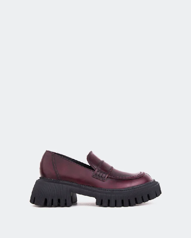 Women's Glitter - Embellished Loafers in Silver for a Sparkly Party Look Derulo Burgundy Women's Glitter - Embellished Loafers in Silver for a Sparkly Party Look Derulo Burgundy