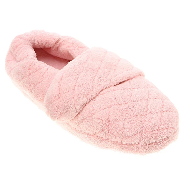 Women's Slippers with a Quilted Pattern in Gray for Added Style Acorn Spa Wrap Slippers in Pink (Women's)