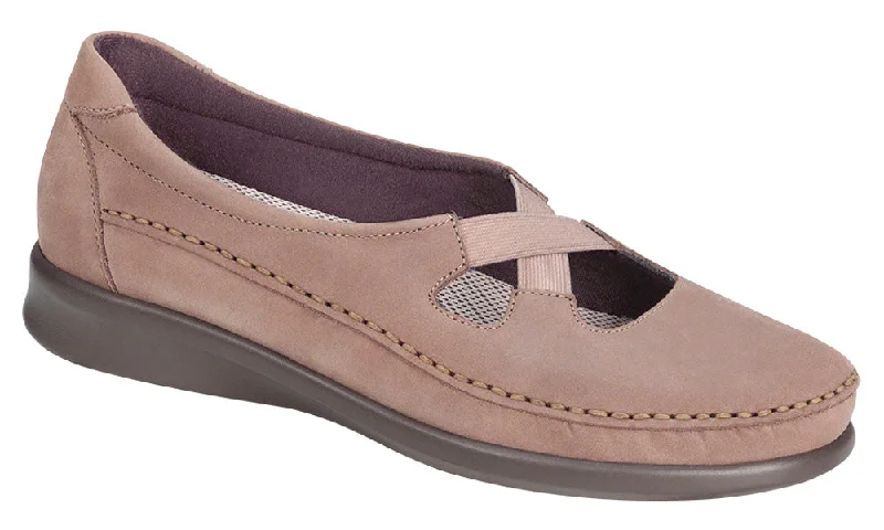Women's Memory Foam Insole Loafers in Pink for Added Comfort SAS Crissy