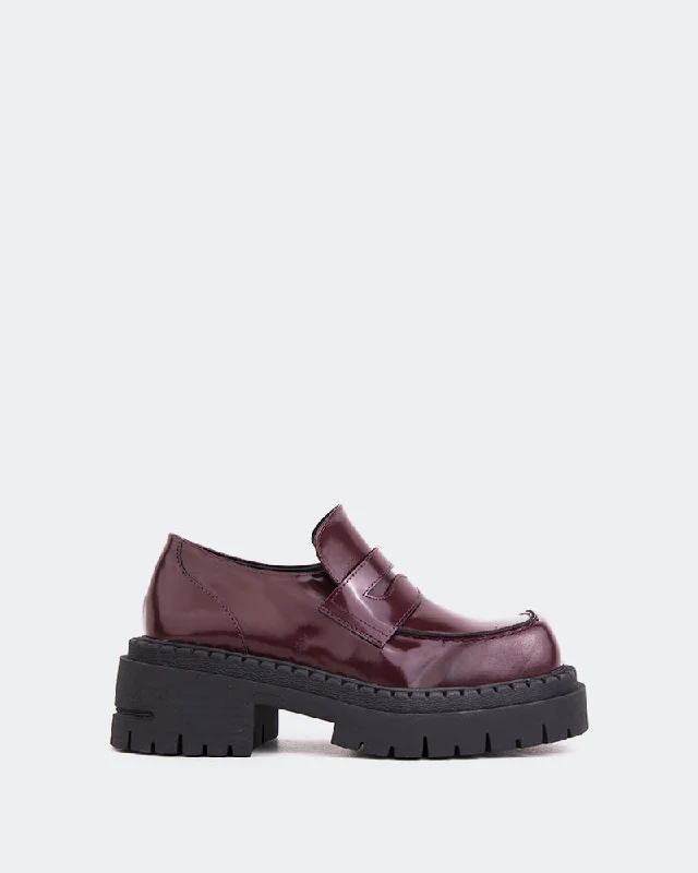 Women's Premium Leather Tassel Loafers in Dark Brown for a Classic Office Look Zolian Burgundy Women's Premium Leather Tassel Loafers in Dark Brown for a Classic Office Look Zolian Burgundy