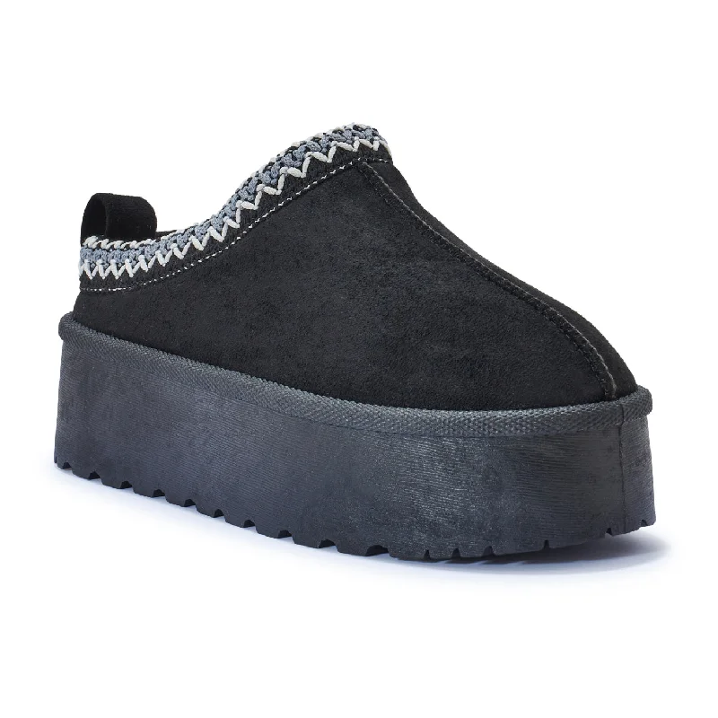Women's Ballet Flat - Style Slippers with a Rhinestone Embellishment in Silver for a Glamorous Touch HOLLIE ULTRA PLATFORM BLACK EMBROIDERED ANKLE SLIPPER BOOTS Women's Ballet Flat - Style Slippers with a Rhinestone Embellishment in Silver for a Glamorous Touch HOLLIE ULTRA PLATFORM BLACK EMBROIDERED ANKLE SLIPPER BOOTS