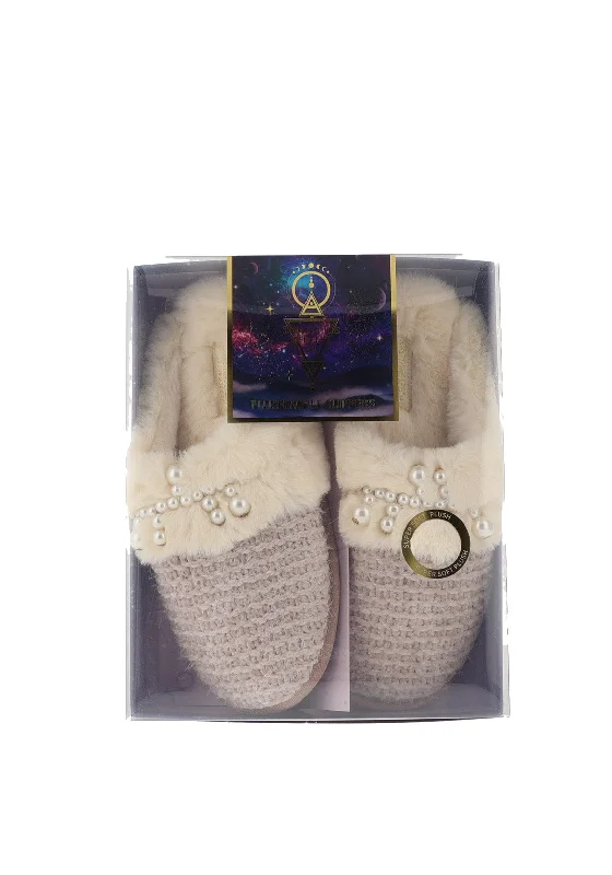 Women's Shearling Lined Slippers with a Fleece Upper in Tan for Ultimate Warmth Something Special Ladies Pearl Embellished Plush Mule Slippers, Lilac Women's Shearling Lined Slippers with a Fleece Upper in Tan for Ultimate Warmth Something Special Ladies Pearl Embellished Plush Mule Slippers, Lilac