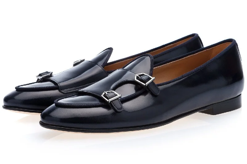 Women's Backless Slippers with a Furry Trim in Light Pink for a Cute and Casual Look TANGERINE 7 BRUSHED NAVY BELGIAN LOAFERS Women's Backless Slippers with a Furry Trim in Light Pink for a Cute and Casual Look TANGERINE 7 BRUSHED NAVY BELGIAN LOAFERS